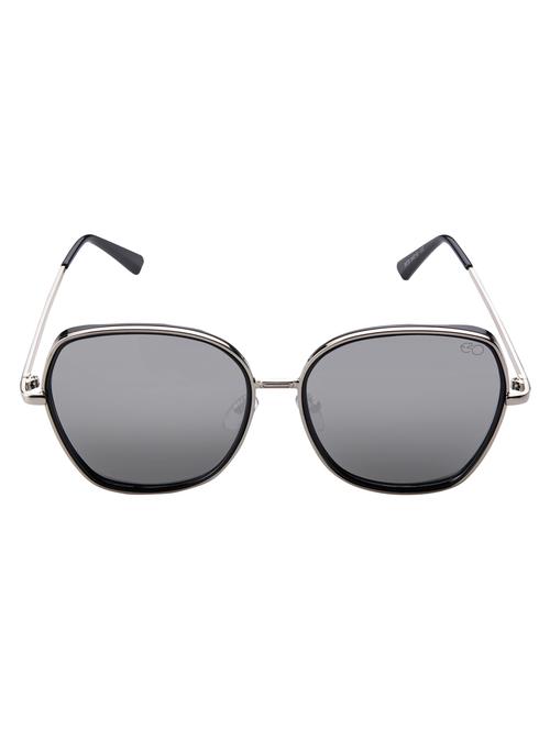 e2o unisex grey round sunglasses with uv protected lens - 17760339 - Very Small Image - 1
