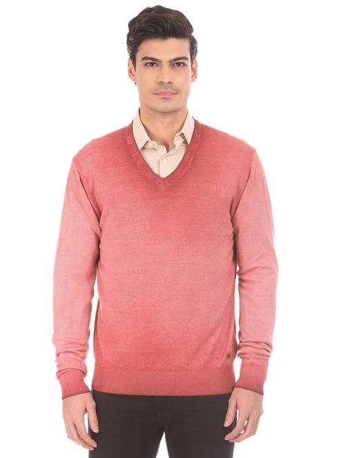 red solid pullover - 17761400 - Very Small Image - 1