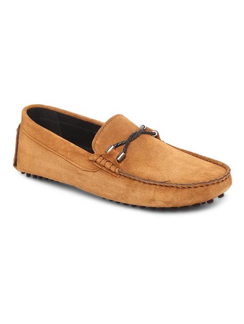tan suede handicraft loafers - 17761918 - Very Small Image - 1