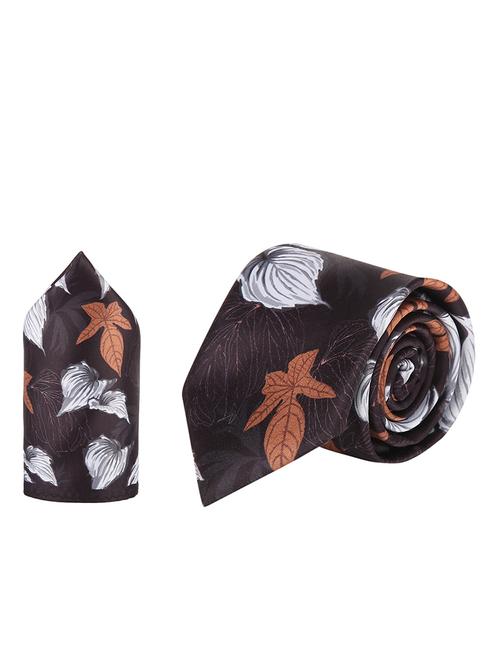 Black Printed Micro Fibre Gift Combo - 17762365 - Very Small Image - 1