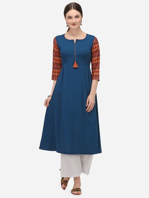 women's a-line kurta - 17764437 - Very Small Image - 1