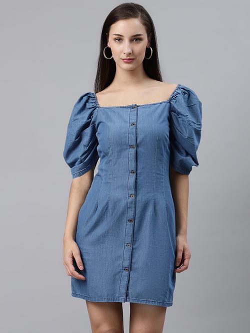 women's  solid dress - 17764923 - Very Small Image - 1