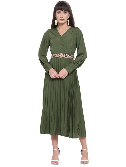 women's  solid dress - 17764935 - Very Small Image - 1