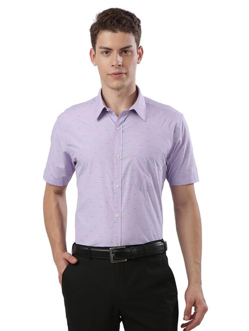 purple self design formal shirt - 17768041 - Very Small Image - 1