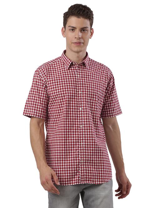 red checkered casual shirt - 17768305 - Very Small Image - 1