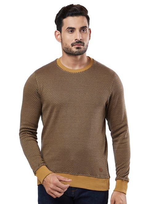 brown checkered acrylic pullover - 17768343 - Very Small Image - 1