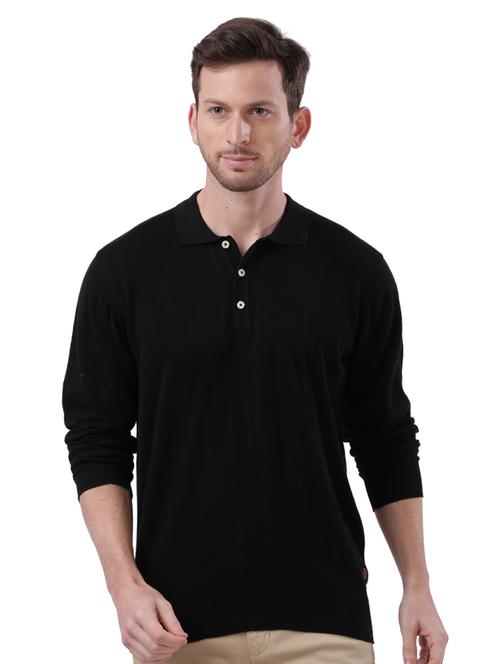 black solid pullover - 17768362 - Very Small Image - 1