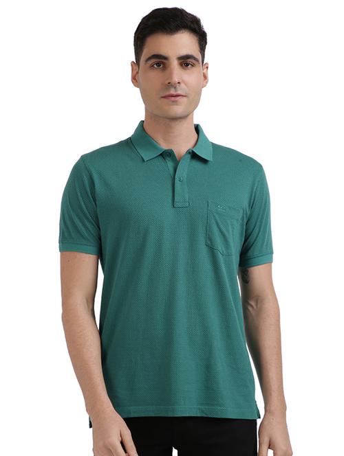 green self design polo t-shirt - 17768573 - Very Small Image - 1