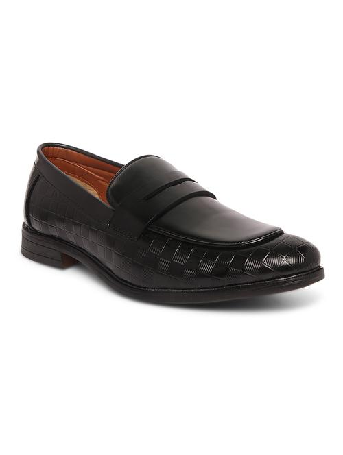 black patent leather slip on loafers - 17771847 - Very Small Image - 1