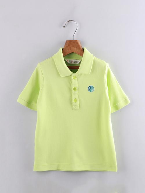 polo neck solid tee  - 17774190 - Very Small Image - 1