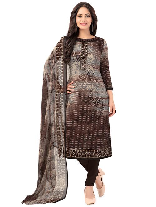 printed unstitched suit - 17775407 - Very Small Image - 1