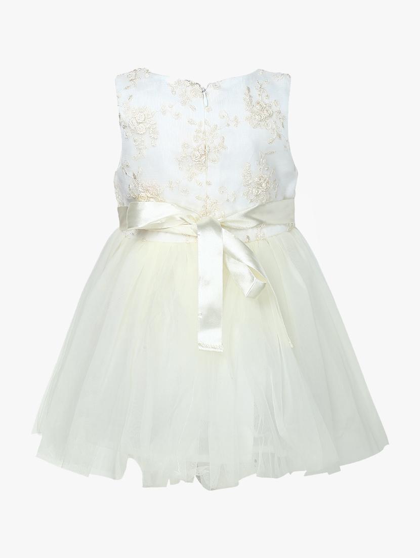 girls round neck sleeveless frock - 17777023 - Standard Image - 2