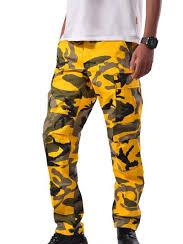 yellow cotton track pants - 17777125 - Very Small Image - 1