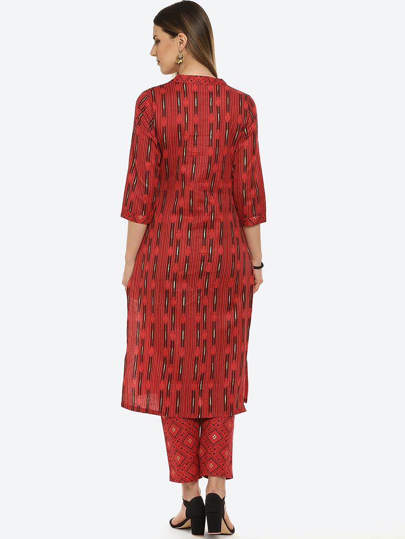 printed kurta pant set - 17779517 - Zoom Image - 2