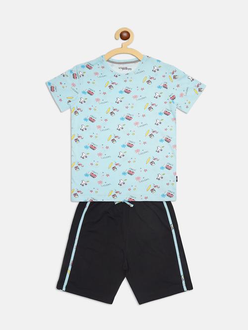 printed nightwear shorts set  - 17779811 - Very Small Image - 1