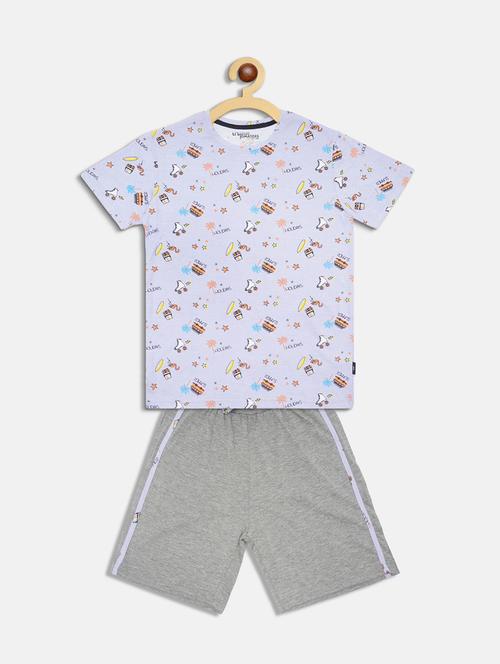 printed nightwear shorts set  - 17779812 - Very Small Image - 1