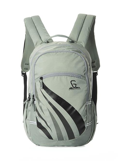 grey polyester regular backpack - 17789178 - Very Small Image - 1