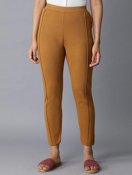 yellow solid legging - 17790844 - Very Small Image - 1