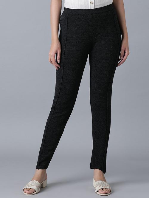 grey solid legging - 17790861 - Very Small Image - 1