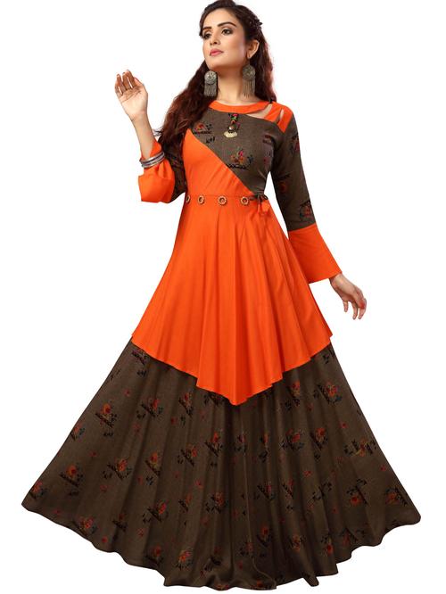 Women's Layered Kurta - 17792147 - Very Small Image - 1