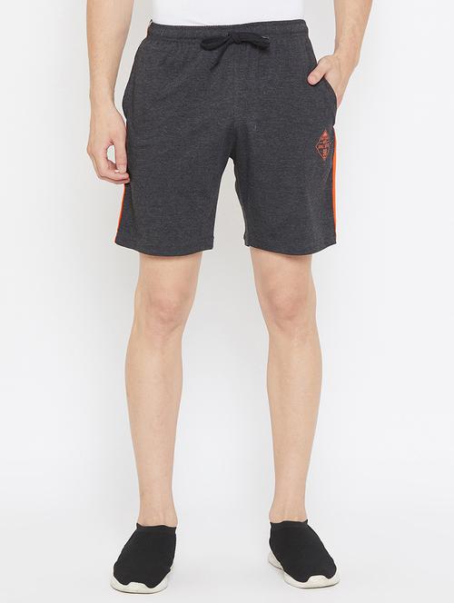 grey side striped shorts - 17792171 - Very Small Image - 1