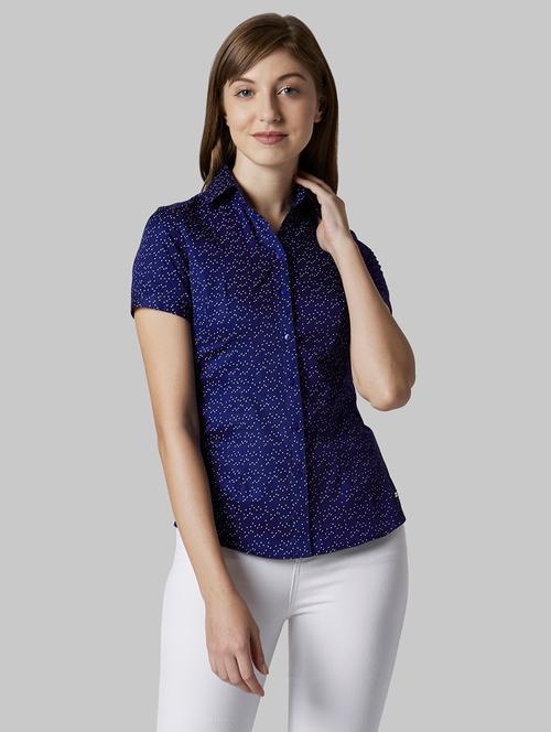 blue printed shirt - 17793071 - Very Small Image - 1