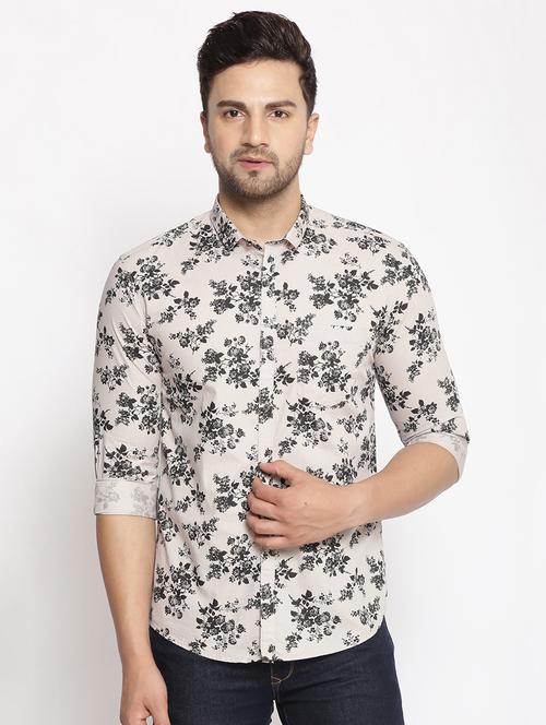 Mens Florals Casual Shirt - 17795902 - Very Small Image - 1