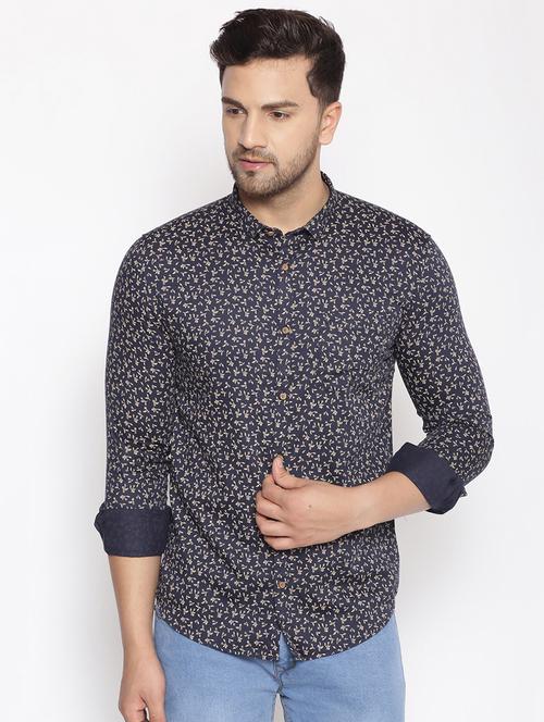 mens florals casual shirt - 17795968 - Very Small Image - 1
