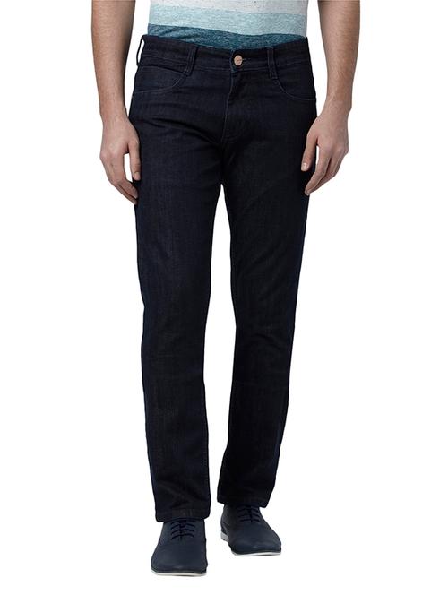 dark blue plain denim jeans - 17799975 - Very Small Image - 1