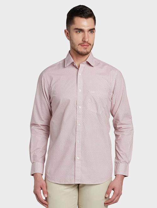 white printed casual shirt - 17801426 - Very Small Image - 1