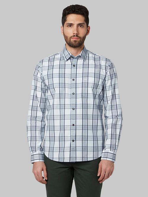 white checkered casual shirt - 17802417 - Very Small Image - 1