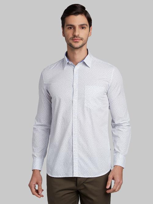 white printed casual shirt - 17803709 - Very Small Image - 1