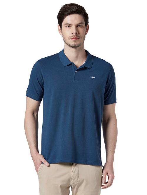 teal solid polo t-shirt - 17805457 - Very Small Image - 1