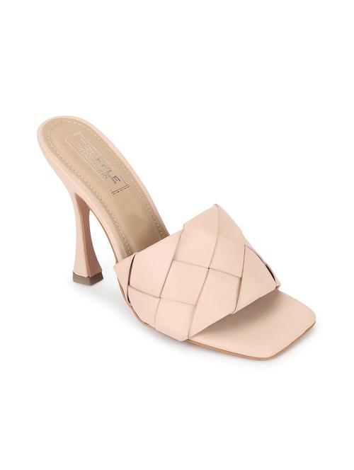 nude pu slip on sandals - 17806906 - Very Small Image - 1