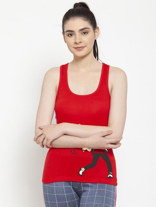 racer back graphic tank top  - 17807245 - Very Small Image - 1