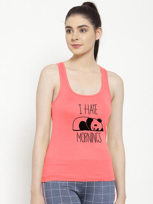 racer back graphic tank top  - 17807300 - Very Small Image - 1