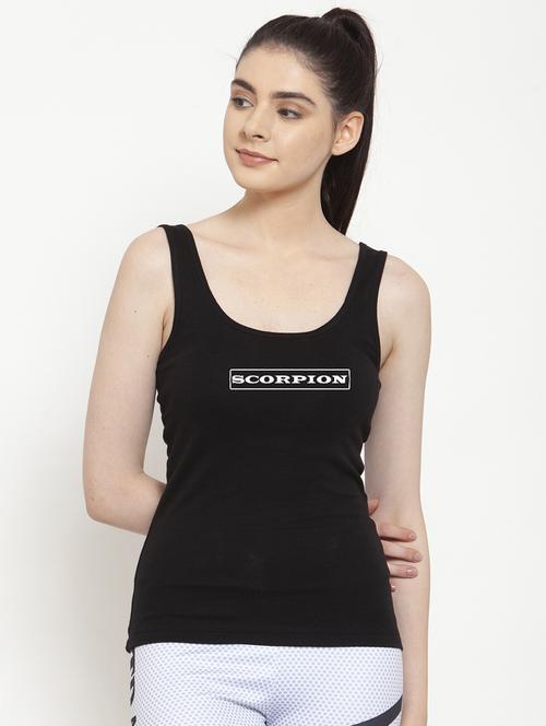 women's tank top shoulder strap top - 17807369 - Very Small Image - 1