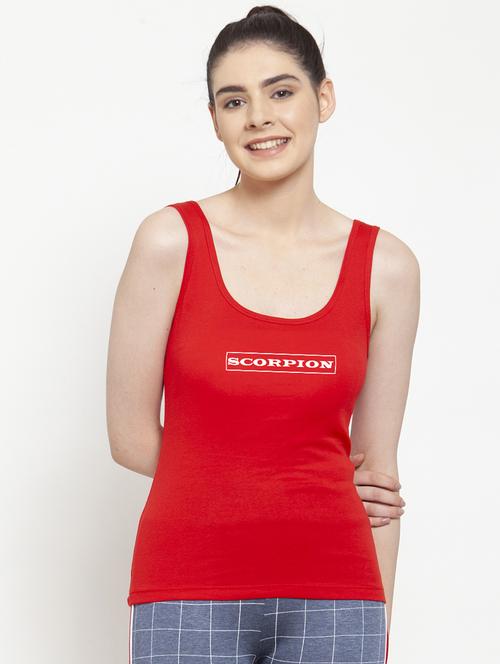 scoop neck graphic tank top  - 17807370 - Very Small Image - 1