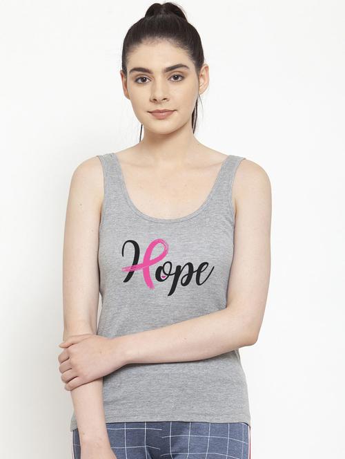 scoop neck graphic tank top  - 17807376 - Very Small Image - 1