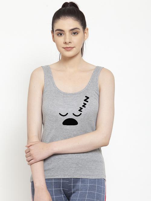 women's tank top shoulder strap top - 17807470 - Very Small Image - 1