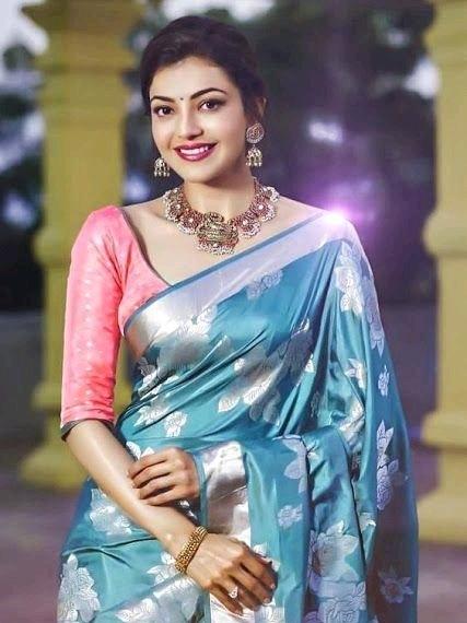 blue color banarasi silk saree for  - 17809515 - Very Small Image - 1