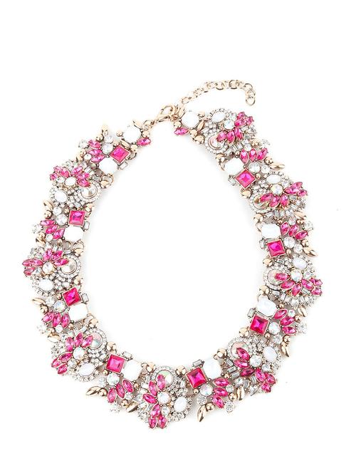 pink metal short necklace - 17810798 - Very Small Image - 1