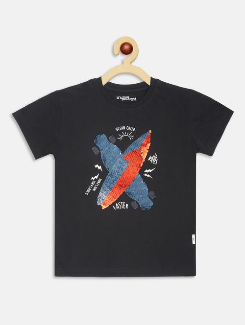 round neck graphic t-shirt - 17811206 - Very Small Image - 1