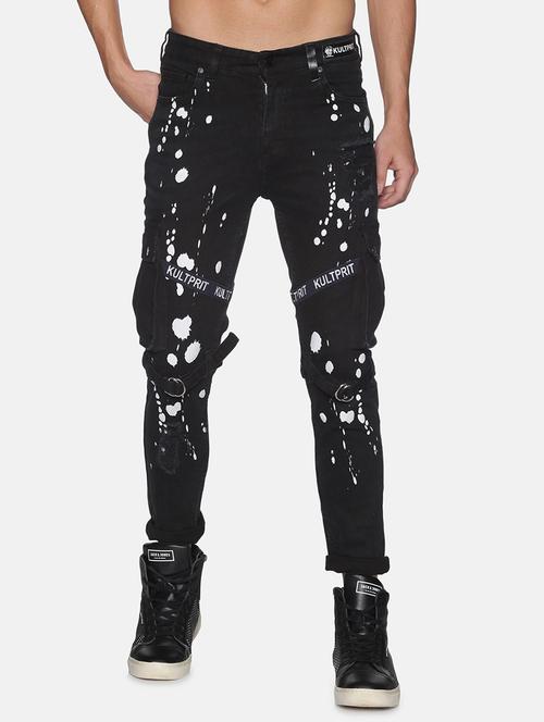 mens slim fit printed jeans - 17813710 - Very Small Image - 1