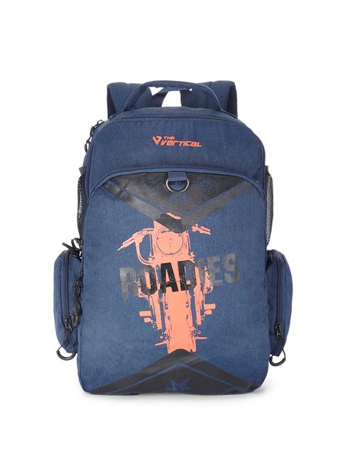 navy  polyester backpack - 17814189 - Very Small Image - 1