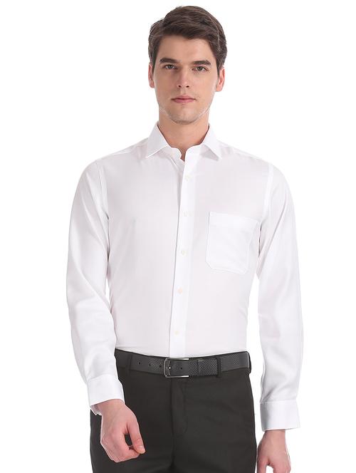 white self design formal shirt - 17816207 - Very Small Image - 1