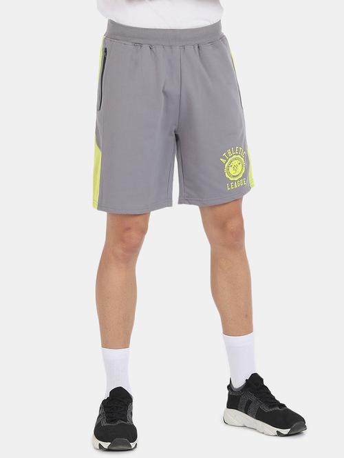grey side taped shorts - 17816982 - Very Small Image - 1