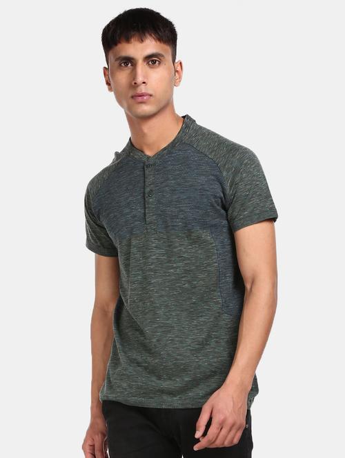 green self design raglan t-shirt - 17817625 - Very Small Image - 1