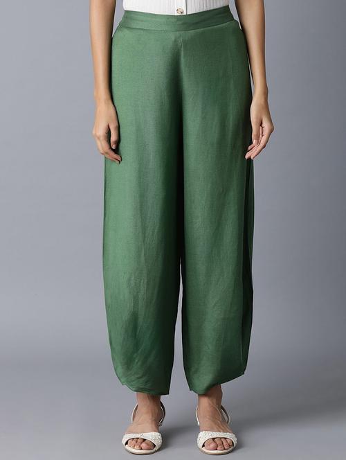 green solid regular salwar - 17818094 - Very Small Image - 1