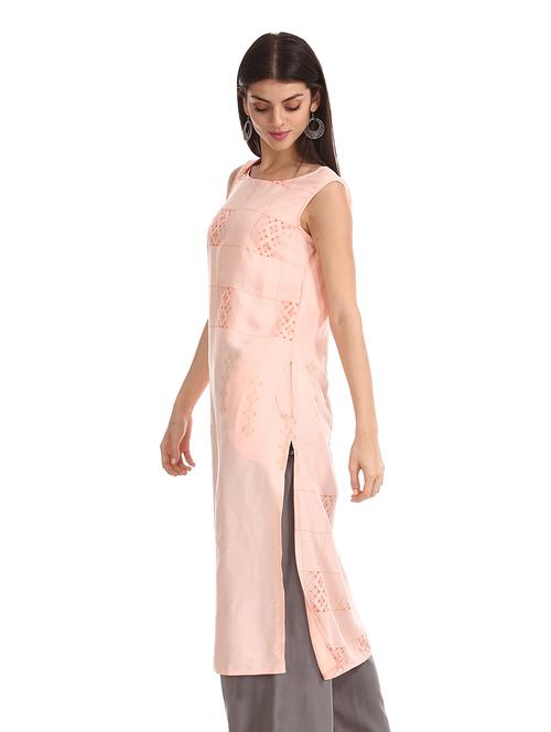 printed straight kurta - 17818500 - Very Small Image - 1